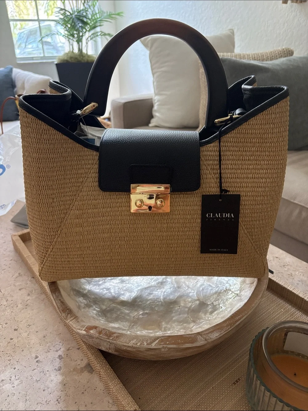 Claudia Firenze chic straw